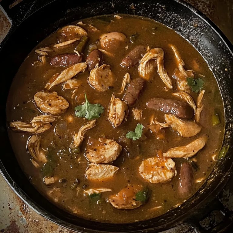 Cajun Chicken and Sausage Gumbo