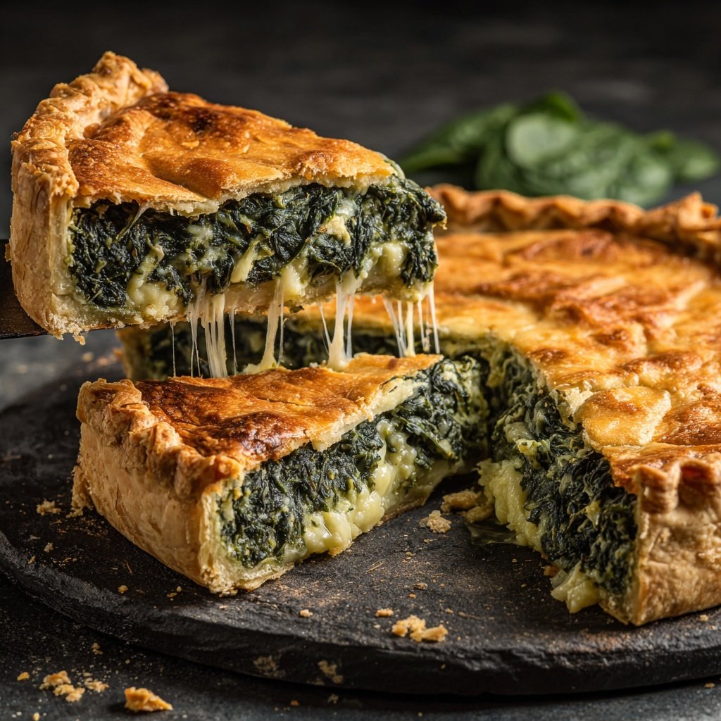 Savory Spinach and Cheese Pie
