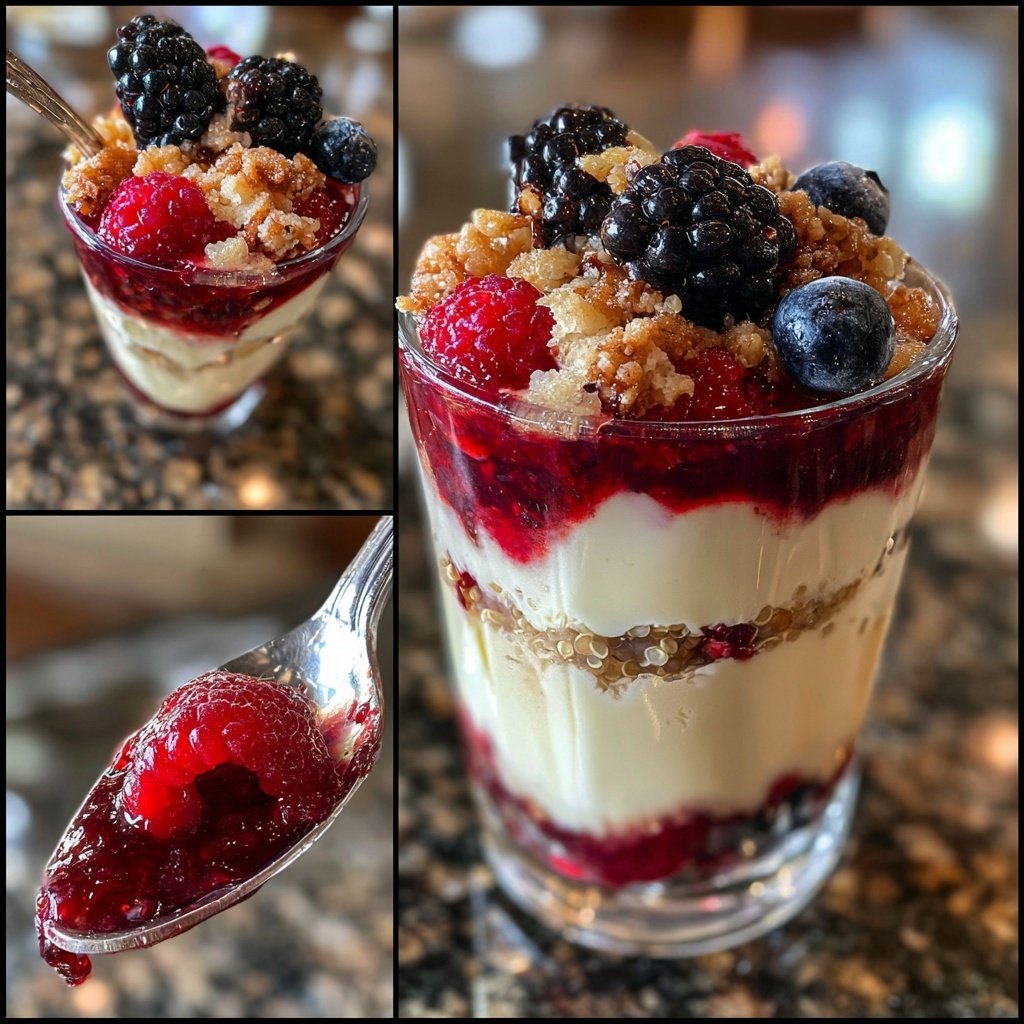 Creamy Berry Quinoa Parfait
