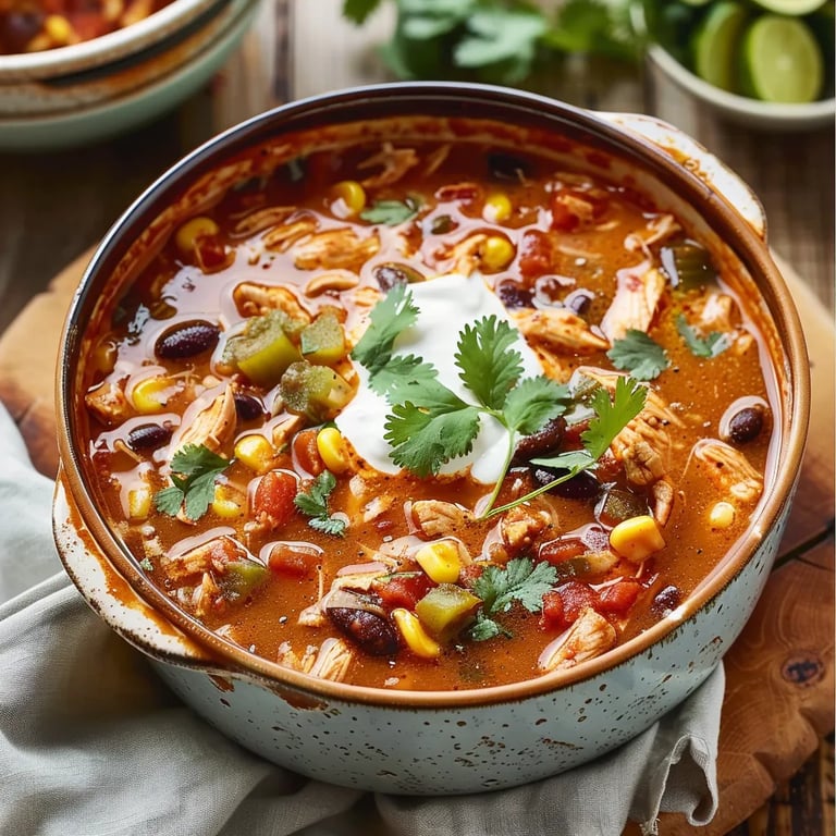 Easy Chicken Enchilada Soup