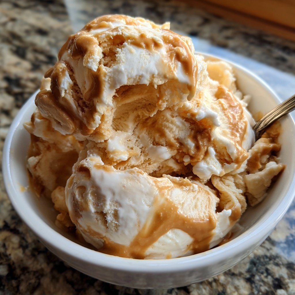 Peanut Butter Banana Ice Cream