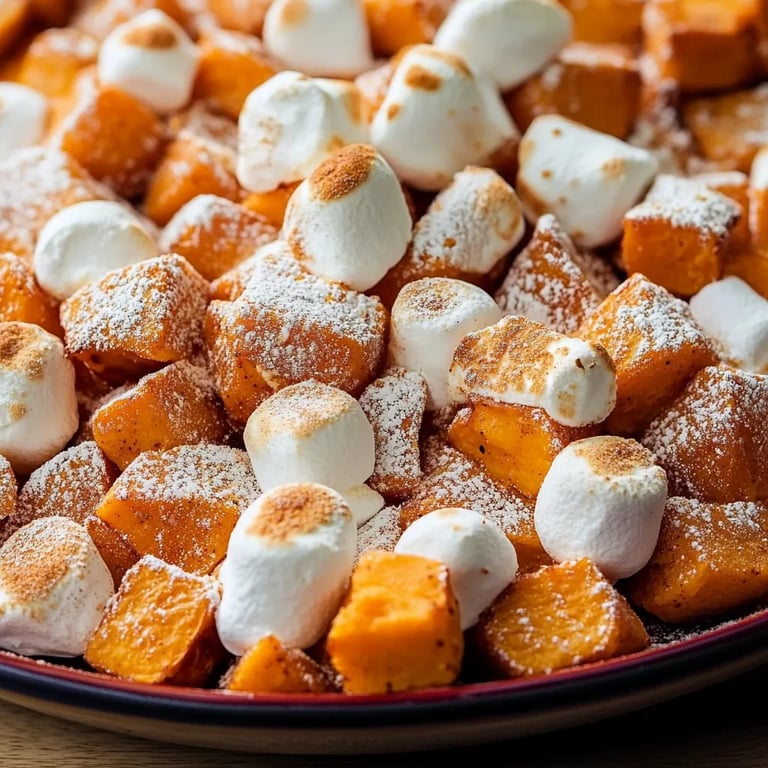 Candied Sweet Potatoes with Marshmallows