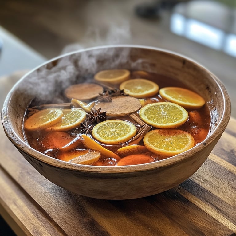 Hot Mulled Glühwein Punch