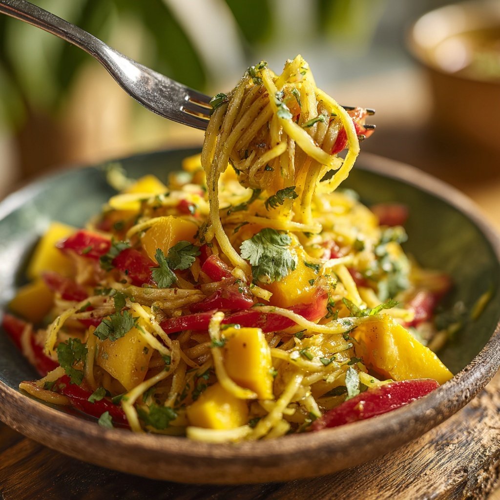 Cool Jamaican Mango Salad