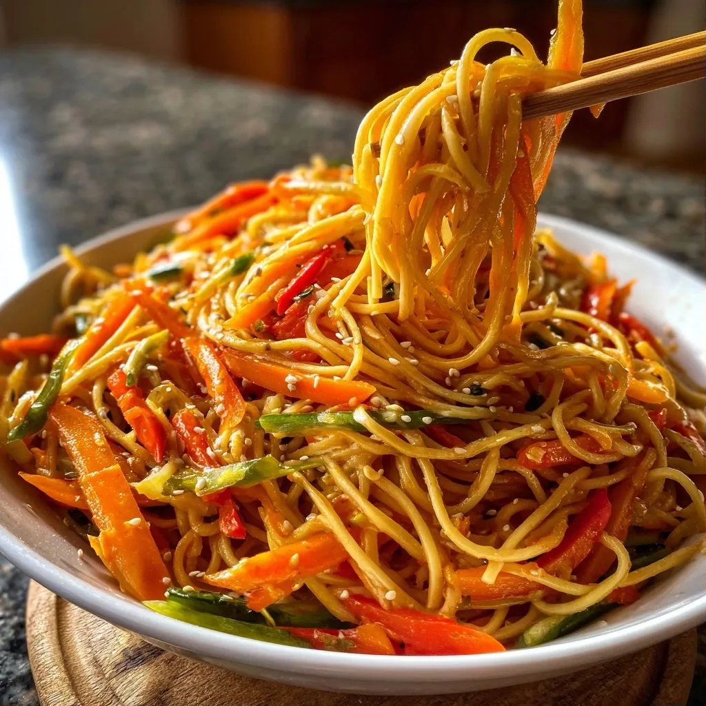 Cold Sesame Noodle Salad