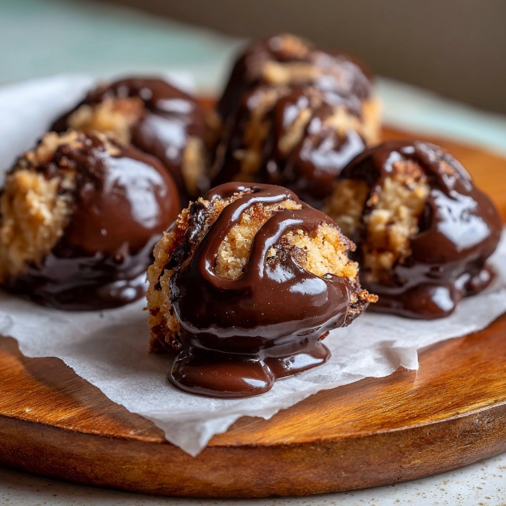 Chocolate Dipped Banana Bites