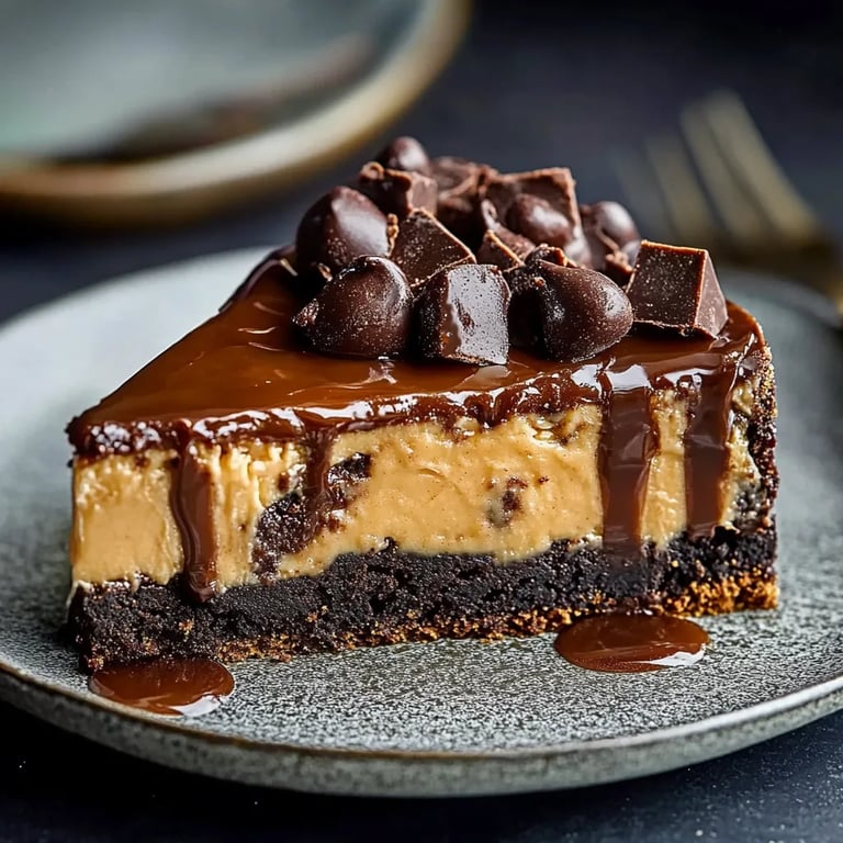Caramel Brownie Cheesecake