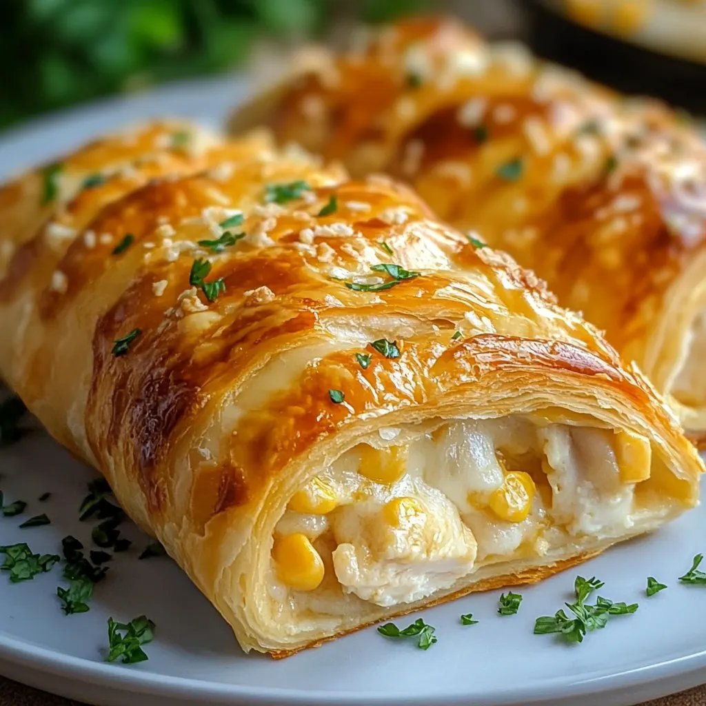 Melt-in-Your-Mouth Cheesy Chicken Crescent Roll Recipe