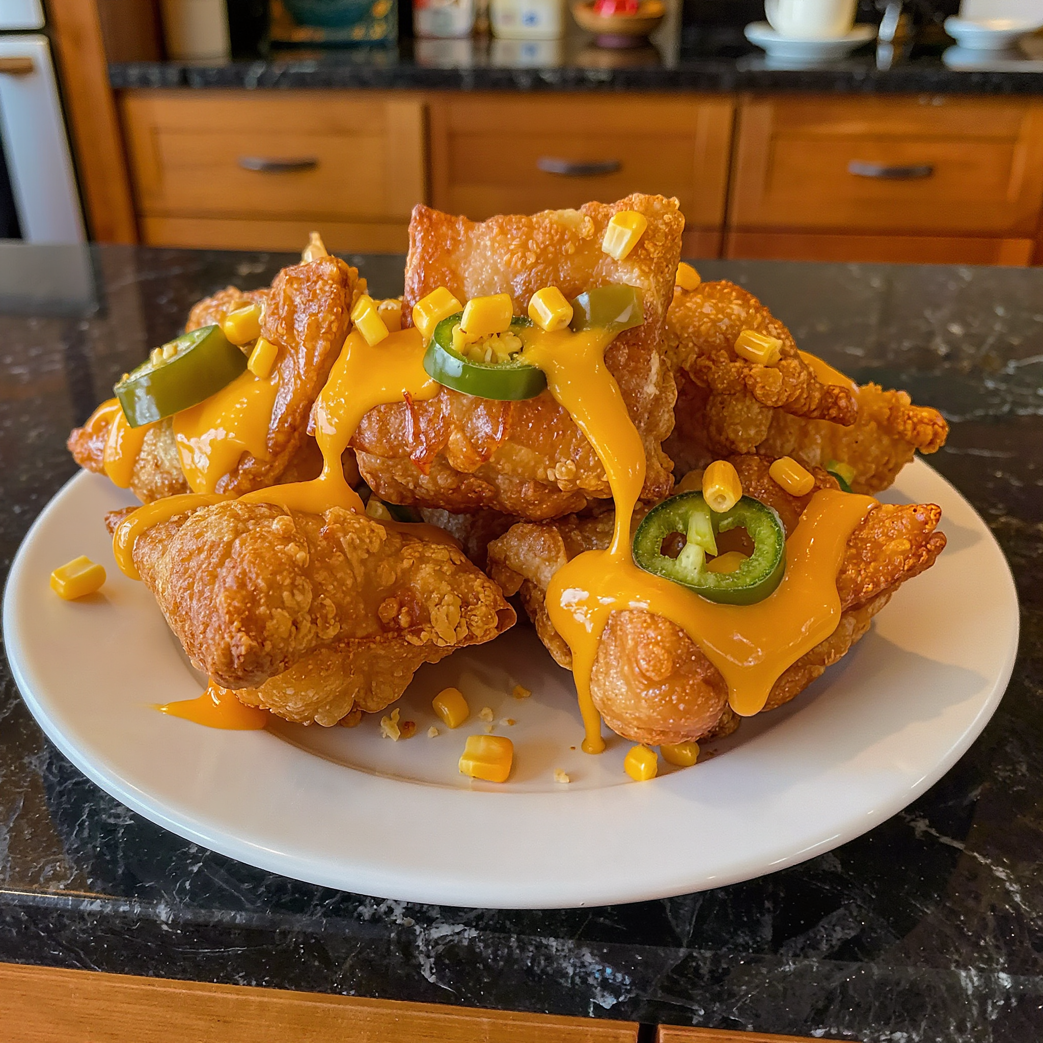 Southwestern Jalapeno Corn Poppers