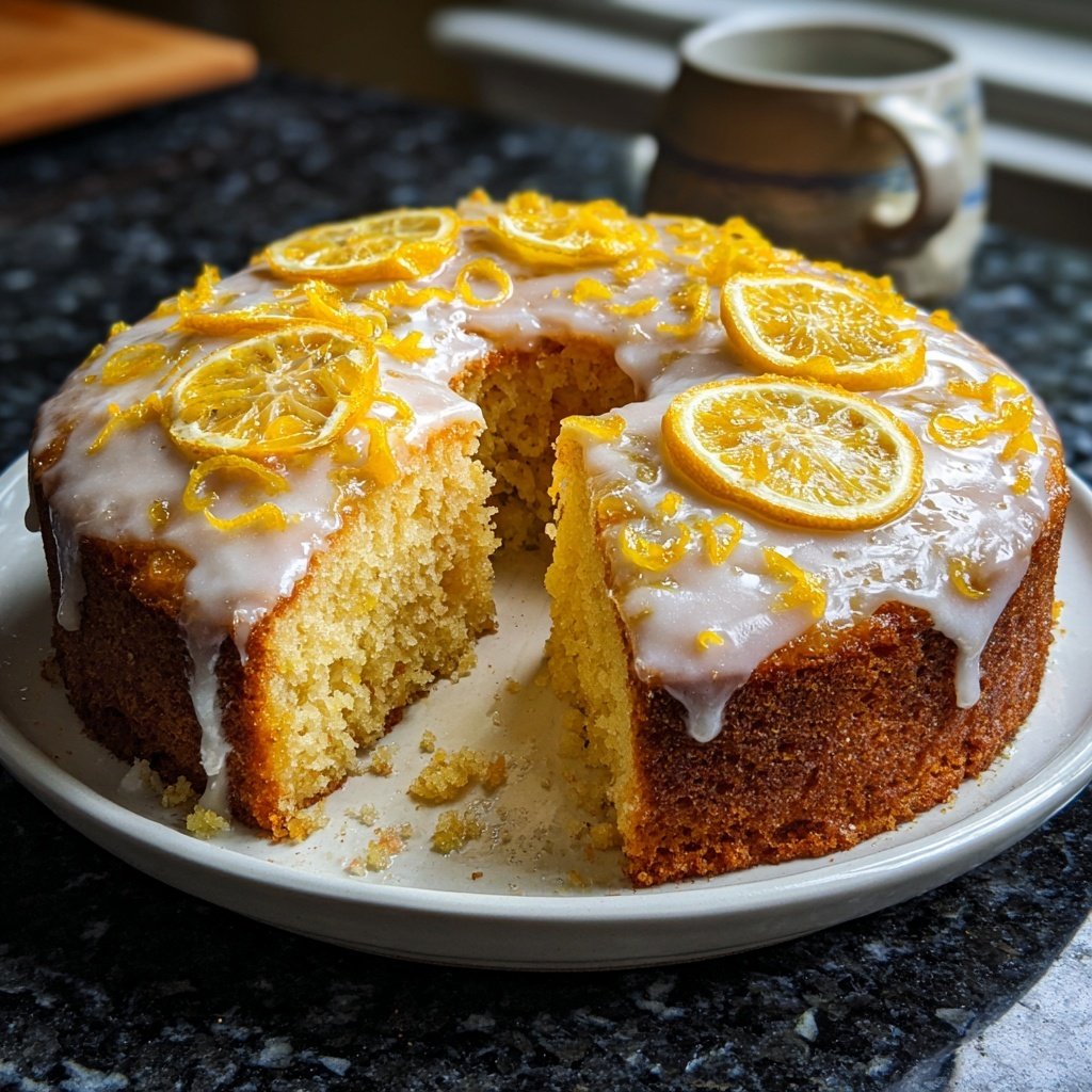Meyer Lemon Semolina Cake
