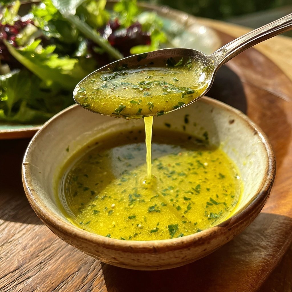 Lemon Basil Olive Oil Vinaigrette