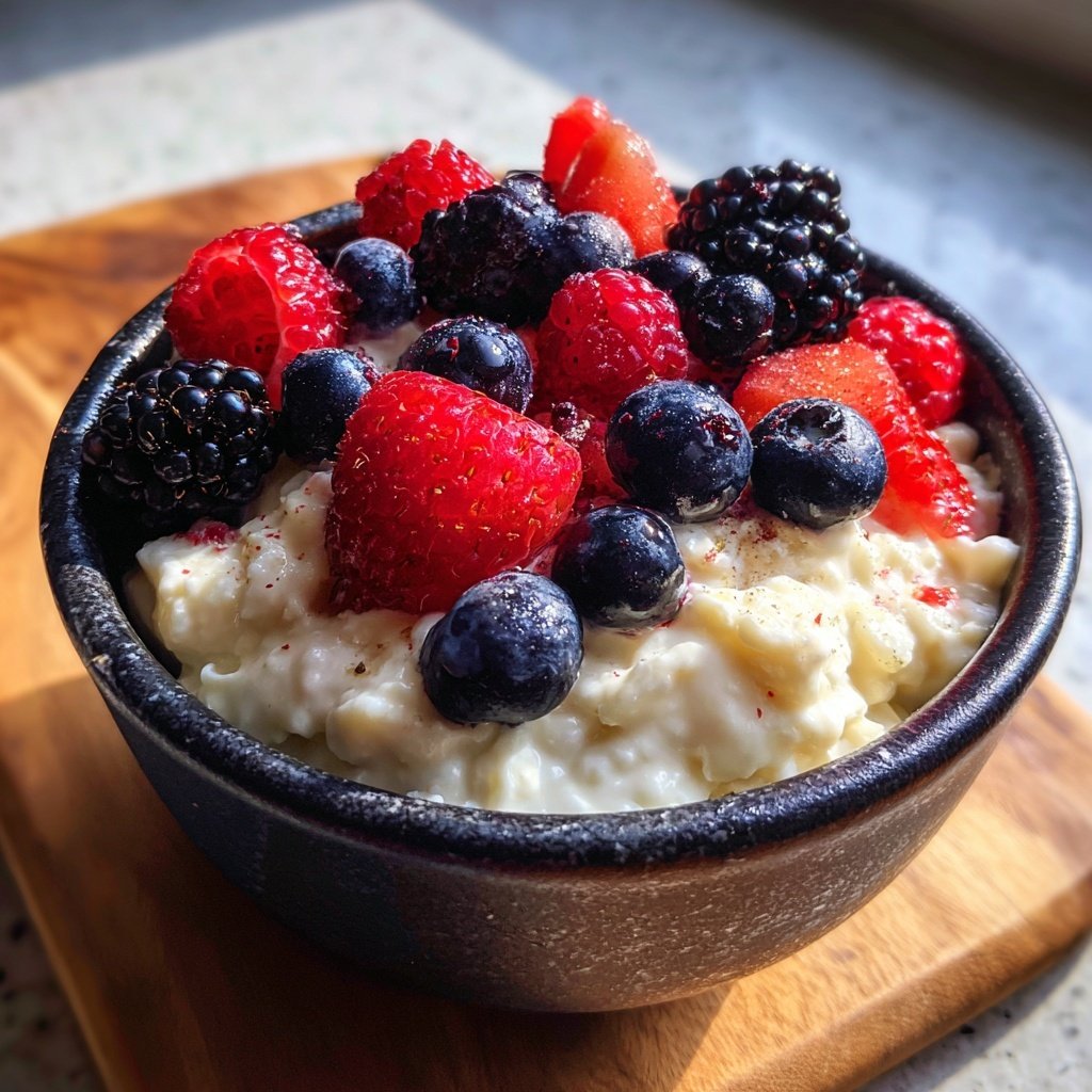 Cottage Cheese Berry Pot