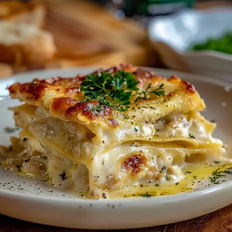 Creamy White Lasagna