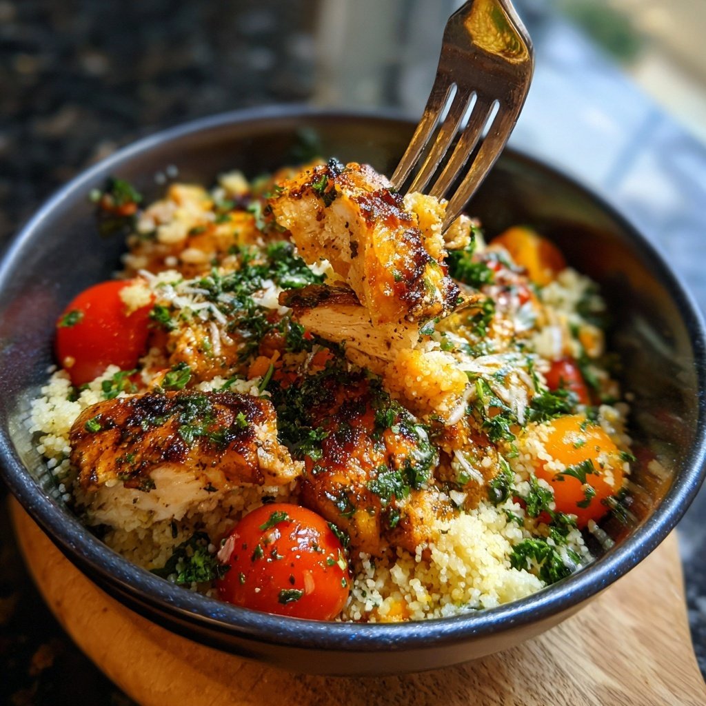 Mediterranean Chicken Bowls with Couscous