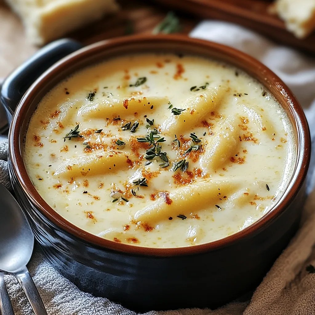 Creamy White Lasagna Soup