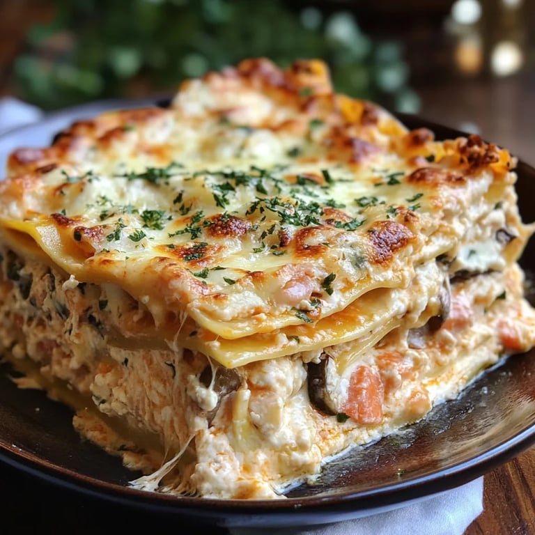 Homemade Seafood Lasagna