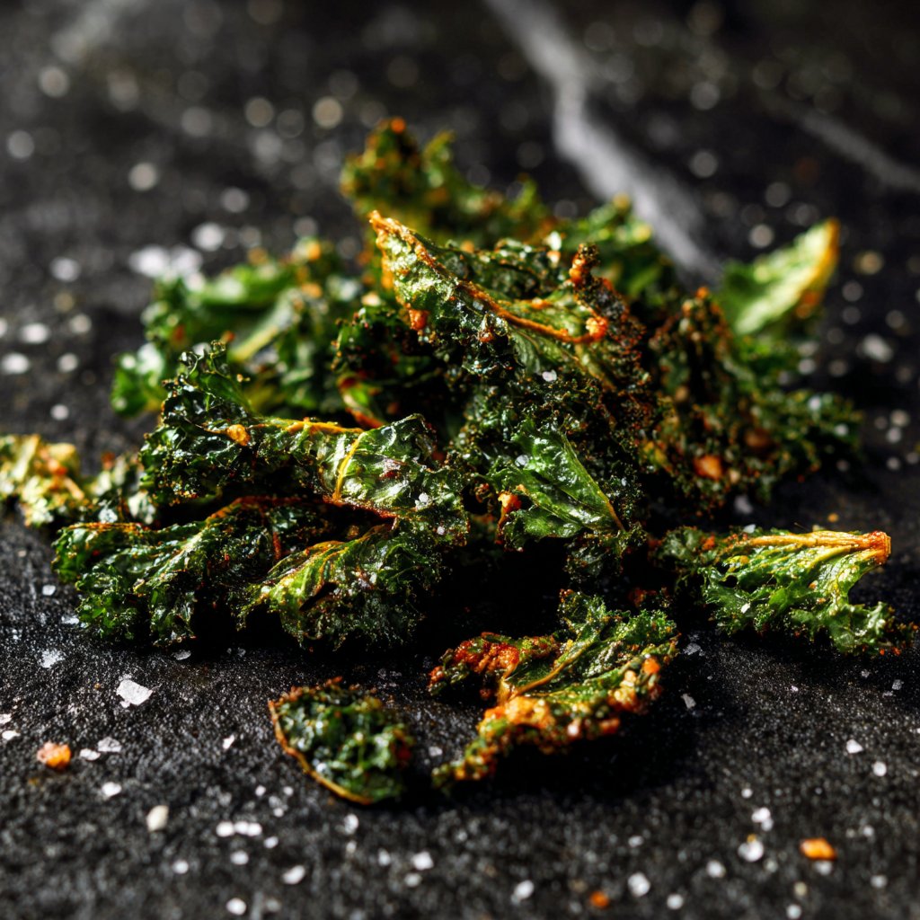 Savory Kale Chips Variation