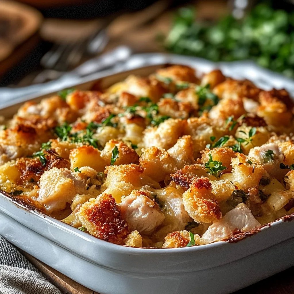 Easy Chicken & Stuffing Casserole: An Amazing Ultimate Recipe