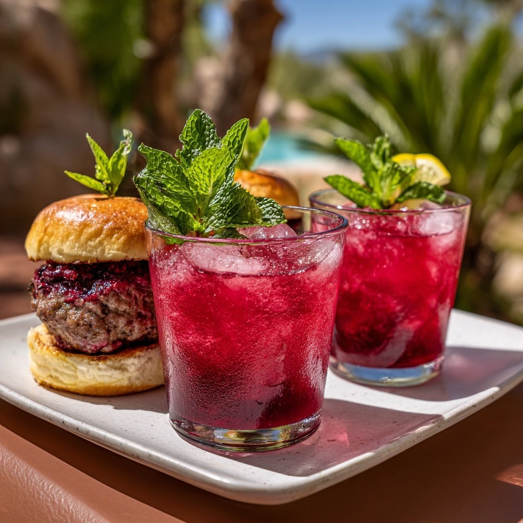 Hibiscus Lemonade Sliders