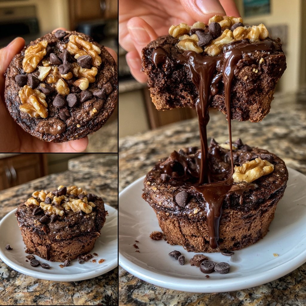 Fudgy Brownie Cupcakes Delight