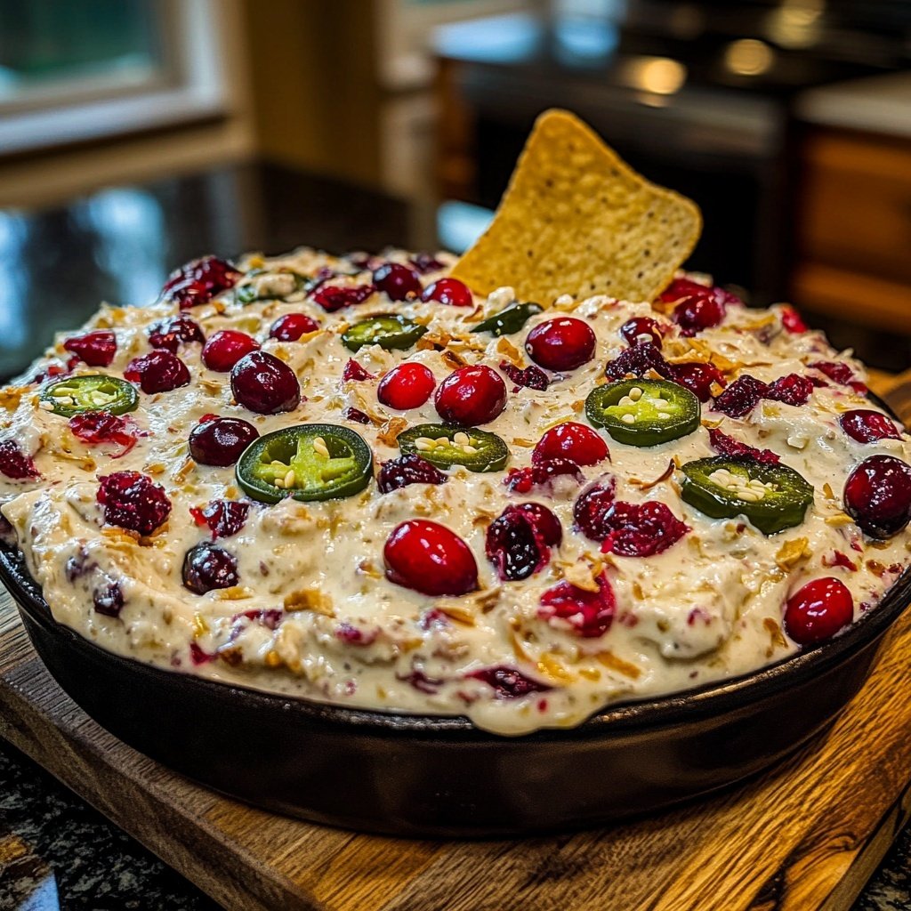 Quick Cranberry Jalapeno Dip