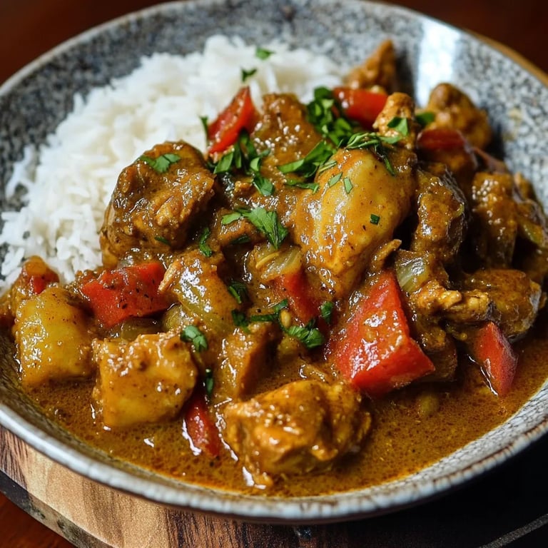 Authentic Jamaican Curry Chicken