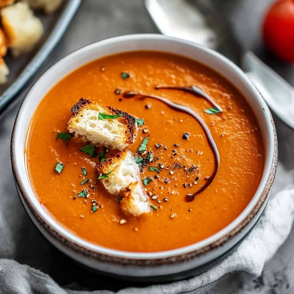 Homemade Tomato Soup Recipe
