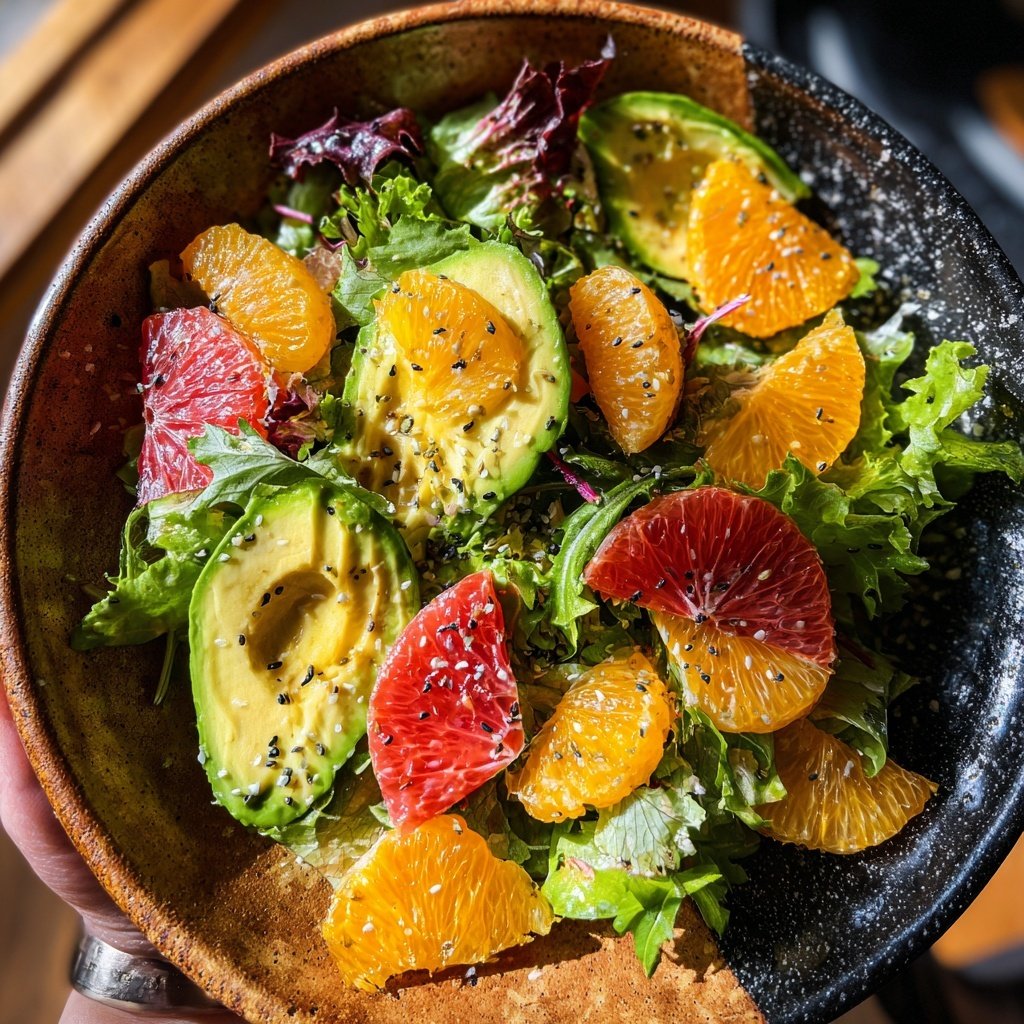 Citrus Avocado Mixed Salad