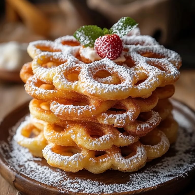 Homemade Funnel Cakes Recipe