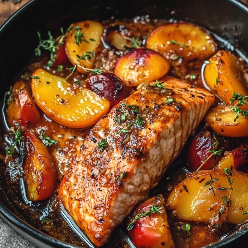 Bourbon Peach Roasted Salmon: An Incredible Ultimate Recipe