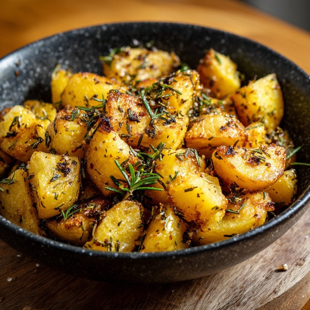 Rosemary Garlic Airfryer Potatoes