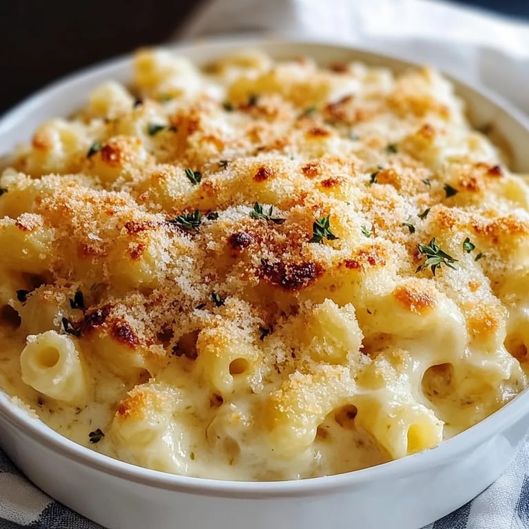 Garlic Parmesan Mac Cheese