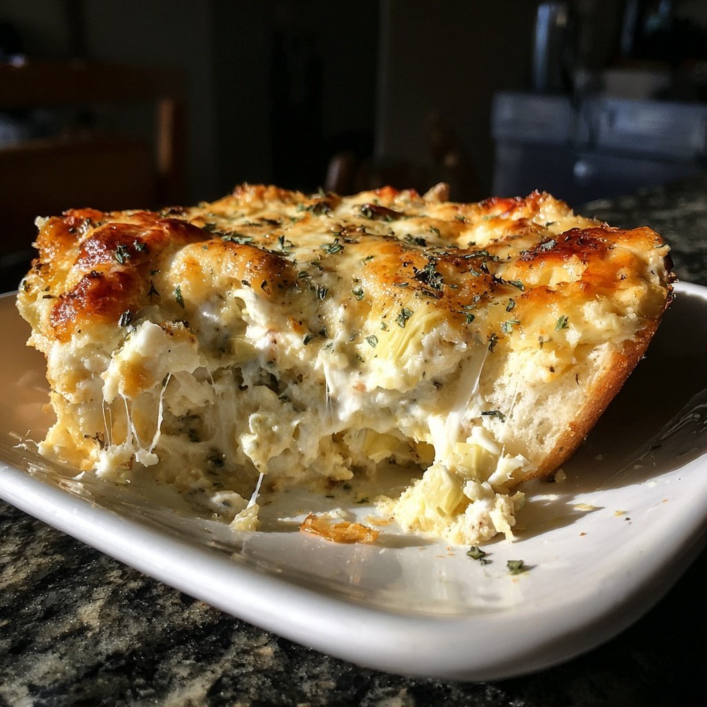 Cheesy Artichoke Dip with Parmesan