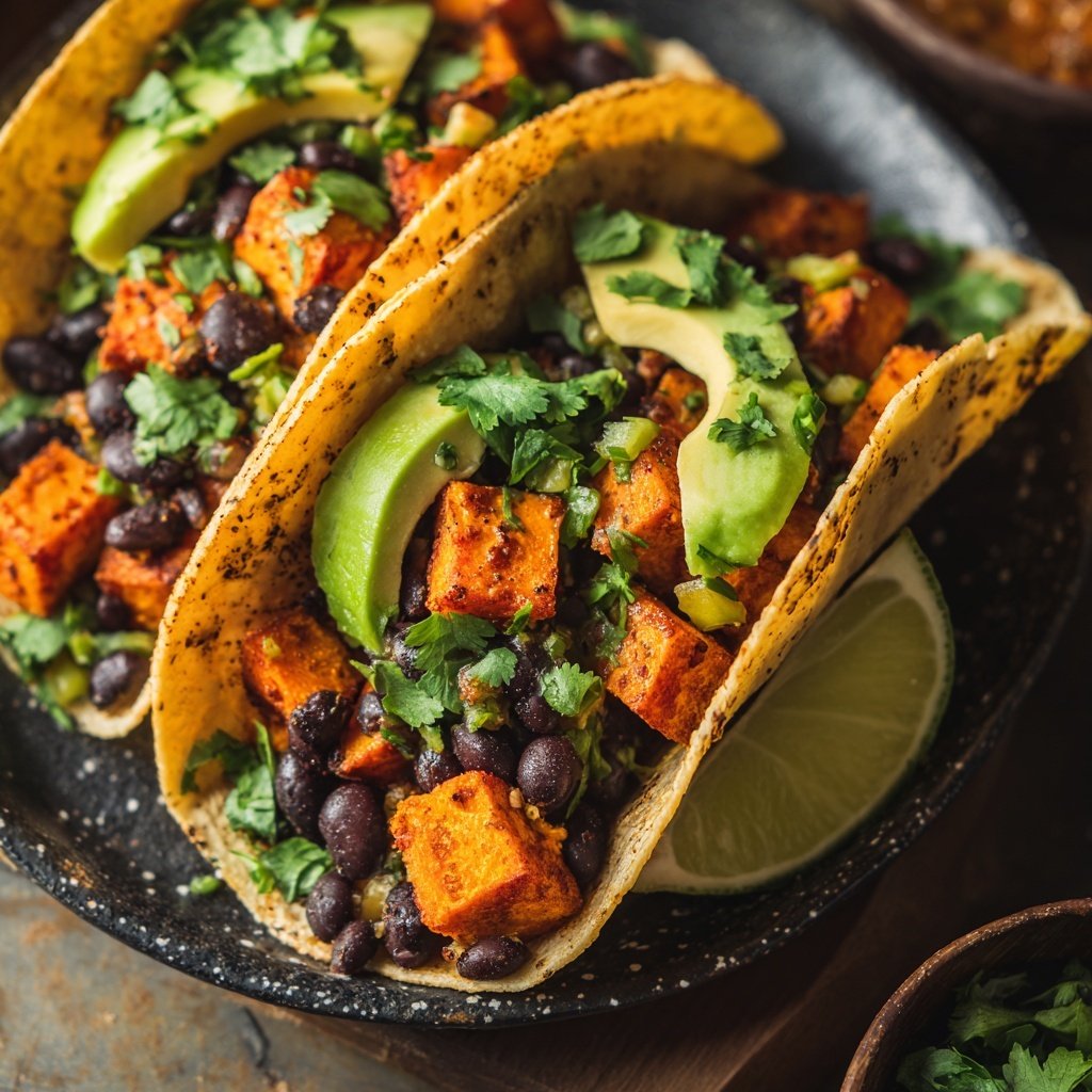 Sweet Potato and Black Bean Tacos