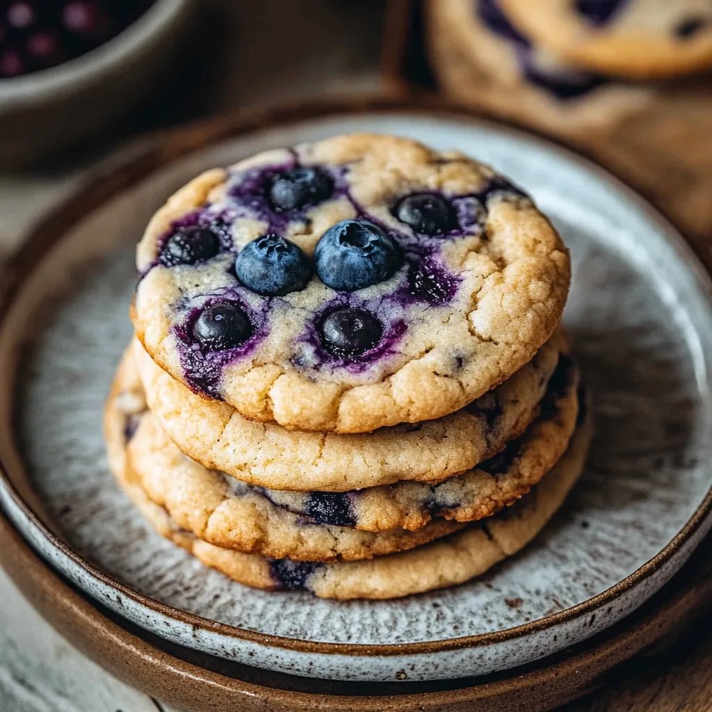 Blueberry Cheesecake Cookies