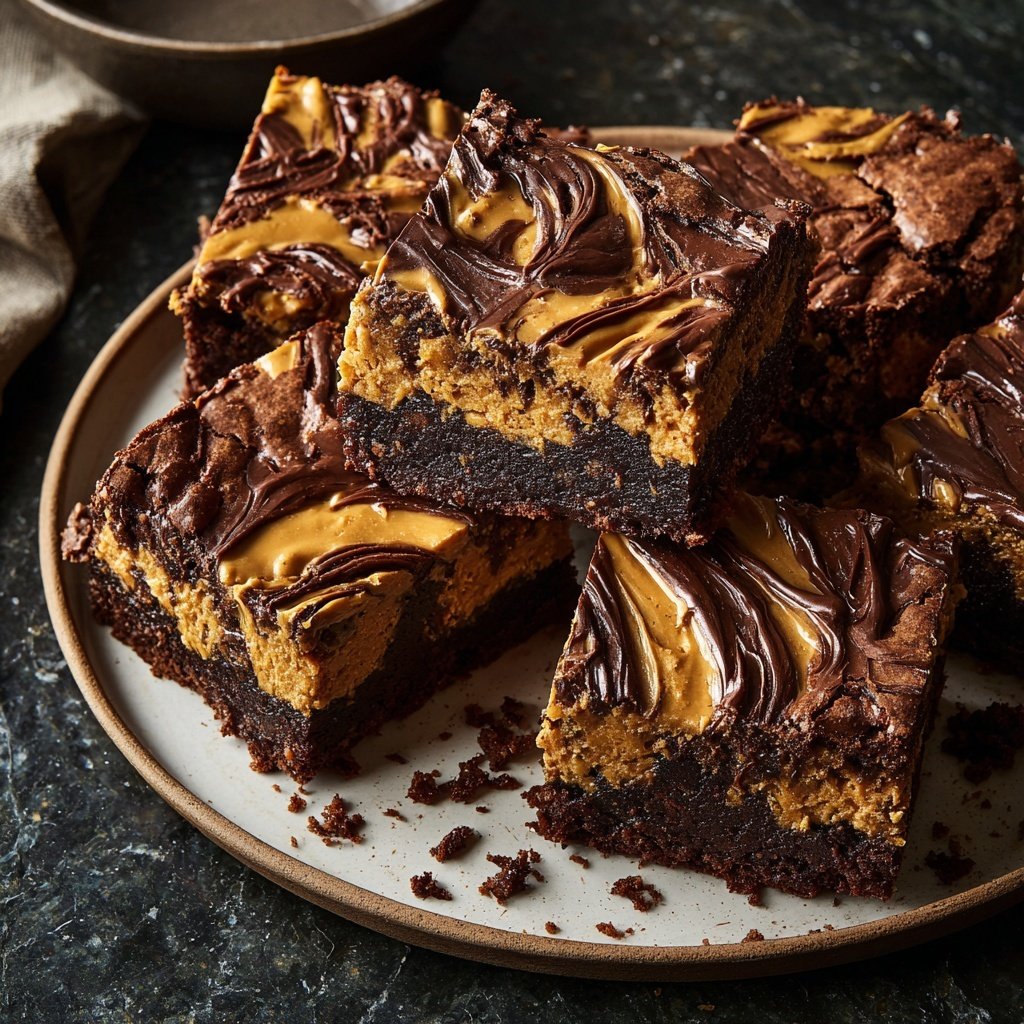 Gooey Chocolate Peanut Butter Cake