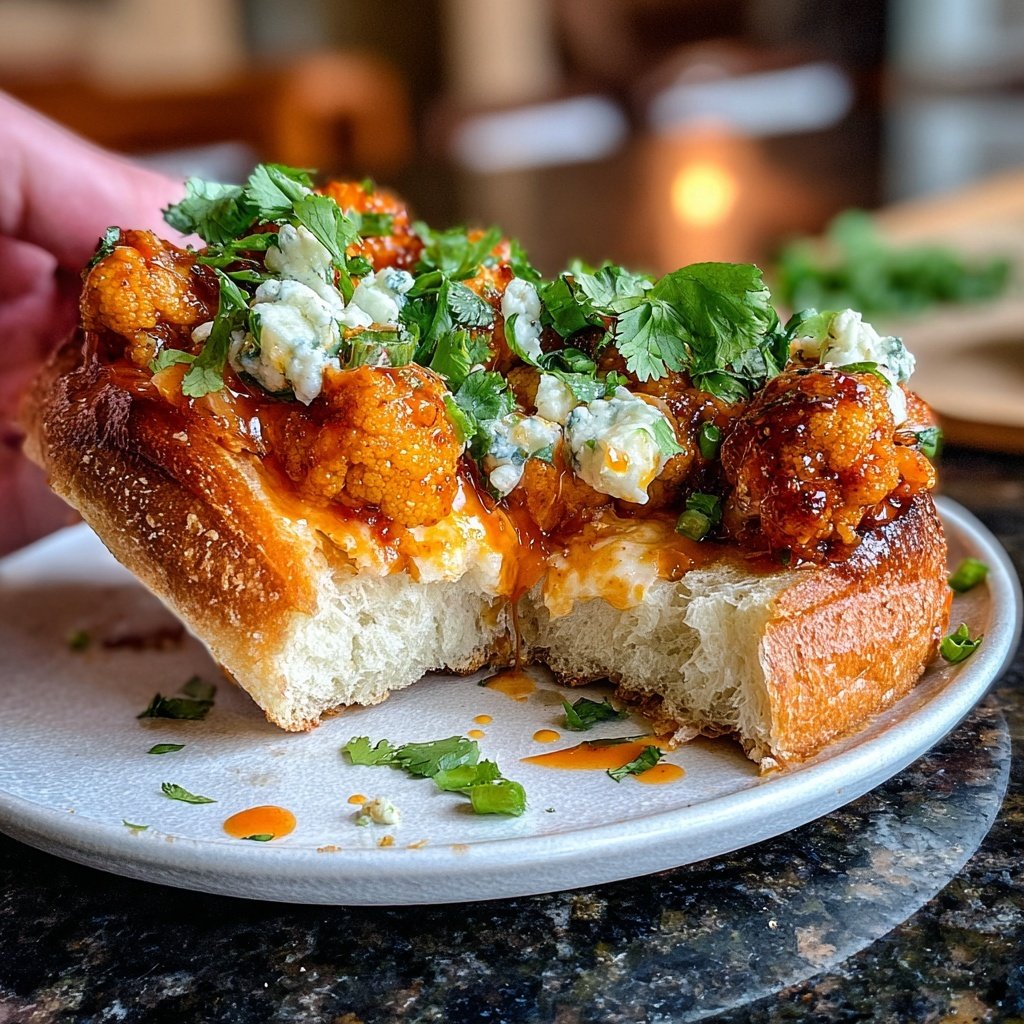 Buffalo Cauliflower Slider Surprise