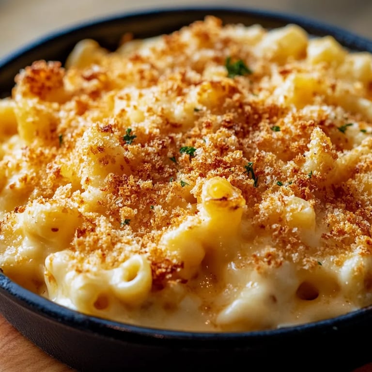 Mac and Cheese Crispy Breadcrumbs