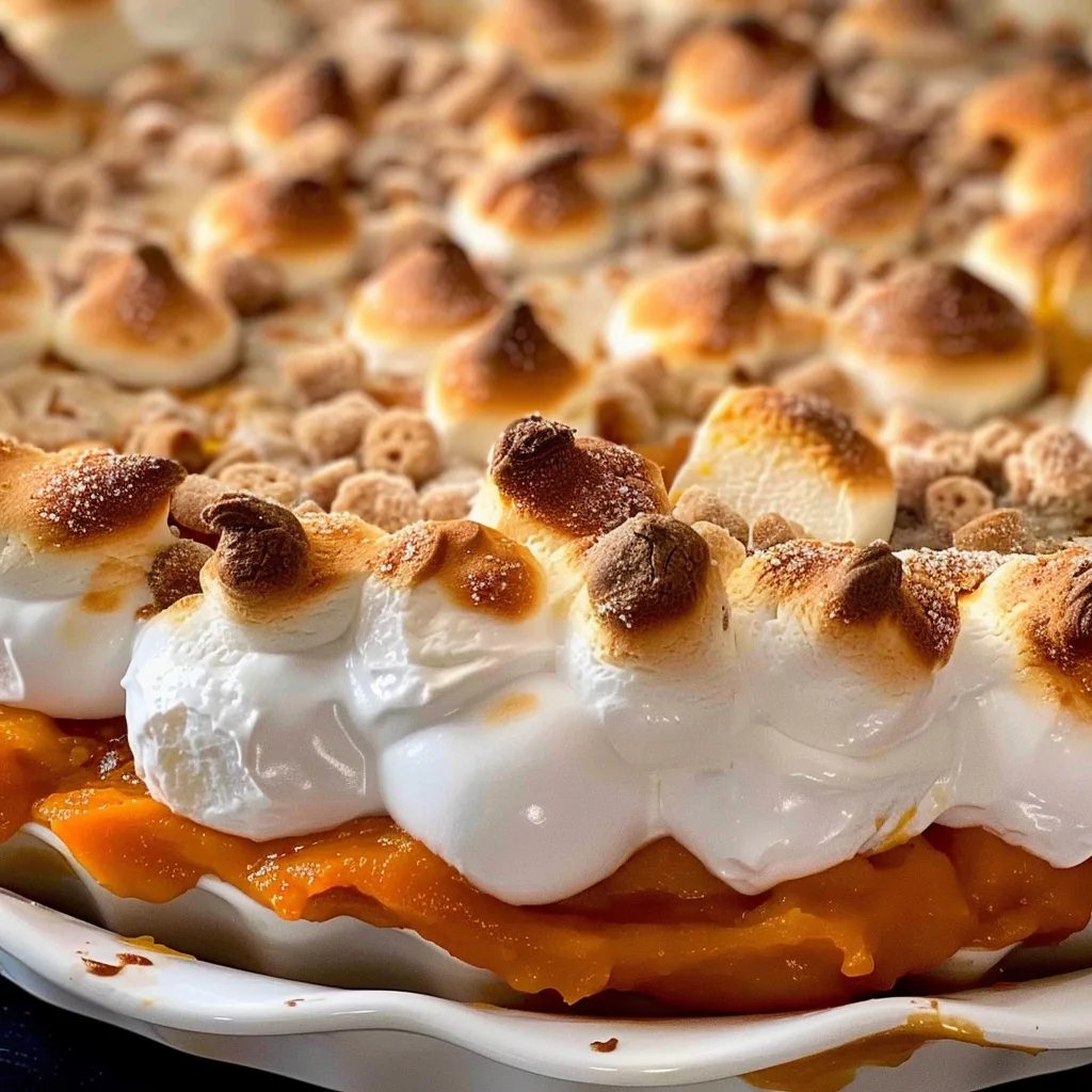 Sweet Potato Casserole with Marshmallows